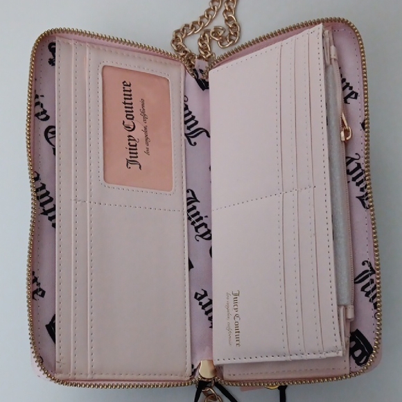 Juicy Couture Brown and Pink Crest Wallet - Picture 7 of 9